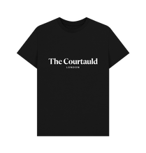 Load image into Gallery viewer, Black Printed T-shirt Front