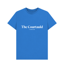 Load image into Gallery viewer, Bright Blue Printed T-shirt Front