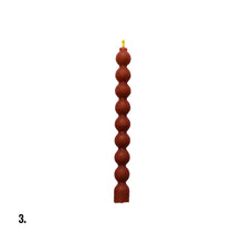 Load image into Gallery viewer, Beeswax Orange Dinner Candle Assorted