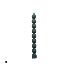 Load image into Gallery viewer, Beeswax Sea Blue Dinner Candle Assorted