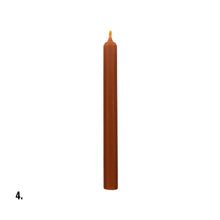 Load image into Gallery viewer, Beeswax Orange Dinner Candle Assorted