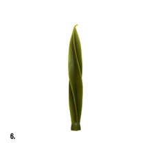 Load image into Gallery viewer, Beeswax Green Dinner Candle Assorted