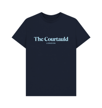 Load image into Gallery viewer, Navy Blue Unisex Baby Blue Logo T-Shirt