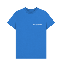 Load image into Gallery viewer, Bright Blue Printed T-shirt Front