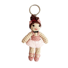 Load image into Gallery viewer, Crochet Keyring Degas Dancer