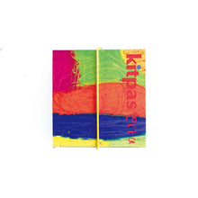 Load image into Gallery viewer, Colorful skateboard deck with abstract design and 'Kith' branding on a white background