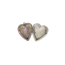 Load image into Gallery viewer, Vintage Sterling Silver Heart-Shaped Locket