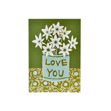 Load image into Gallery viewer, Love You Flowers Greetings Card