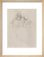 Load image into Gallery viewer, Berthe Morisot Drawing, with Her Daughter, 1889