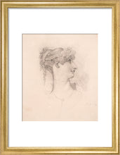 Load image into Gallery viewer, Lavinia de Irujo in profile, facing right