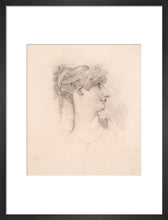 Load image into Gallery viewer, Lavinia de Irujo in profile, facing right