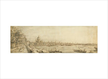 Load image into Gallery viewer, Canaletto, View from Somerset Gardens Looking towards London Bridge