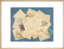 Load image into Gallery viewer, Trompe-l'oeil of prints and documents