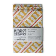 Load image into Gallery viewer, Ten Patterned Envelopes Charleston Stripe