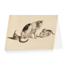Load image into Gallery viewer, Mind Three Kittens Greetings Card