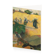 Load image into Gallery viewer, Gauguin Haystacks Greetings Card