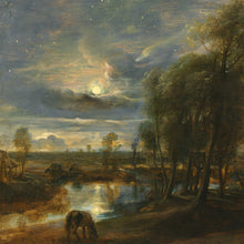 Load image into Gallery viewer, Rubens Moonlight Greetings Card