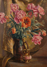 Load image into Gallery viewer, Roger Fry Peonies and Poppies Greetings Card