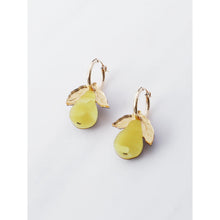 Load image into Gallery viewer, Mini Pear Hoops