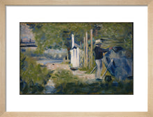 Load image into Gallery viewer, Georges Seurat, Man painting a Boat