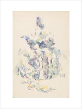 Load image into Gallery viewer, Paul Cézanne, Statue under trees
