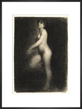 Load image into Gallery viewer, Georges Seurat, Female Nude