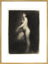 Load image into Gallery viewer, Georges Seurat, Female Nude
