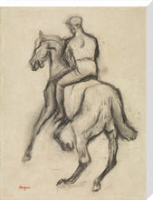 Load image into Gallery viewer, Edgar Degas, Man on Horseback