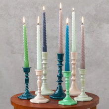 Load image into Gallery viewer, Enamel Candlestick Blue
