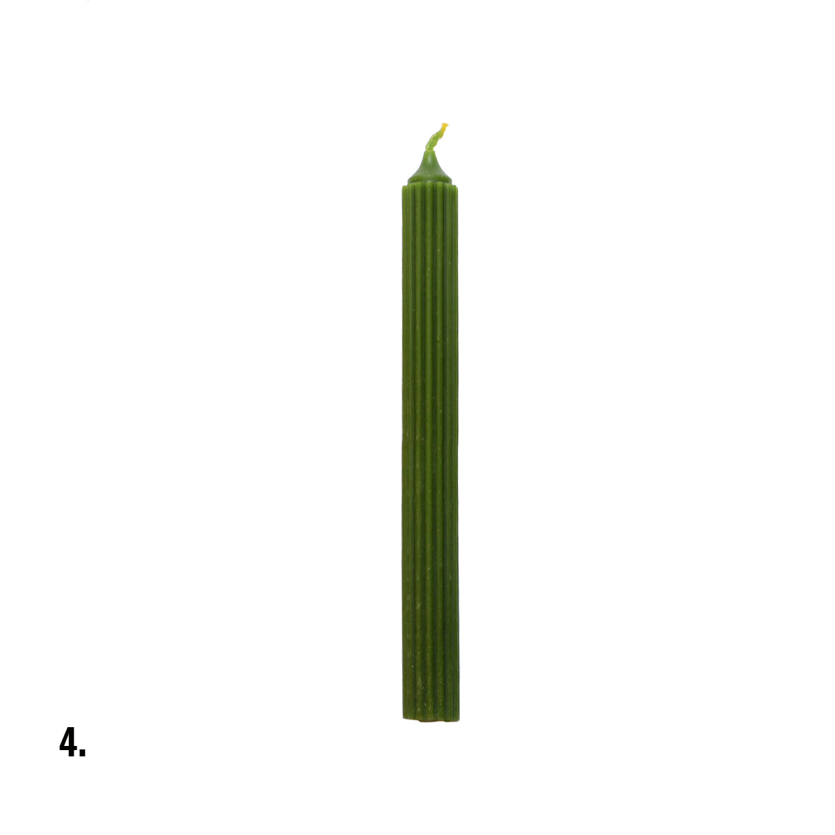 Beeswax Green Dinner Candle Assorted