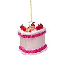 Load image into Gallery viewer, Ornament Glass Heart Shaped Cake
