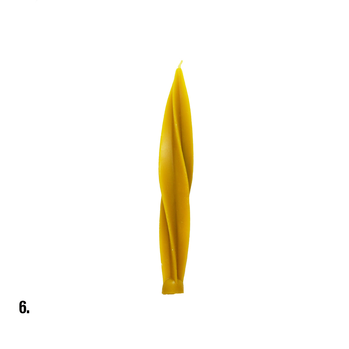 Beeswax Yellow Dinner Candle Assorted