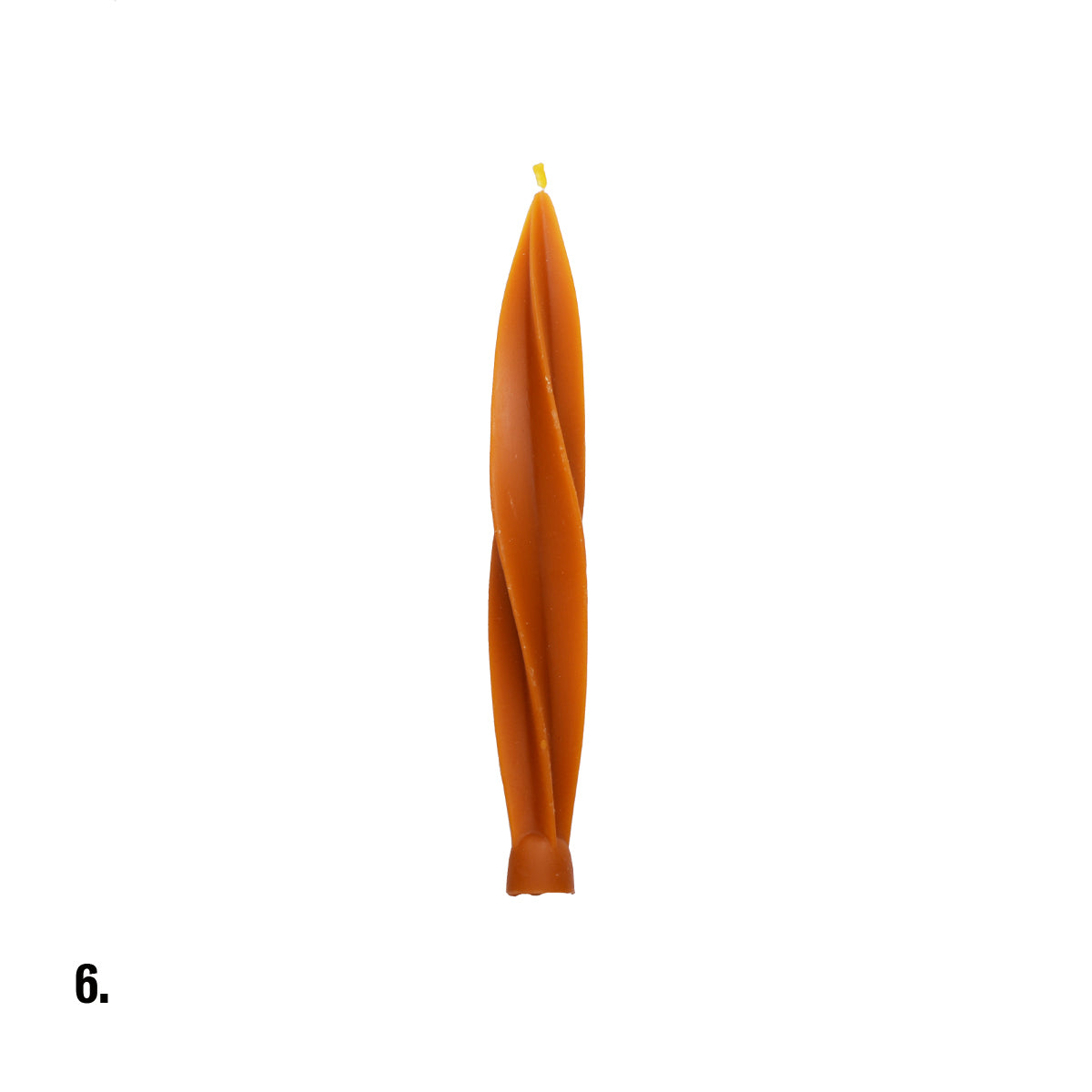 Beeswax Orange Dinner Candle Assorted