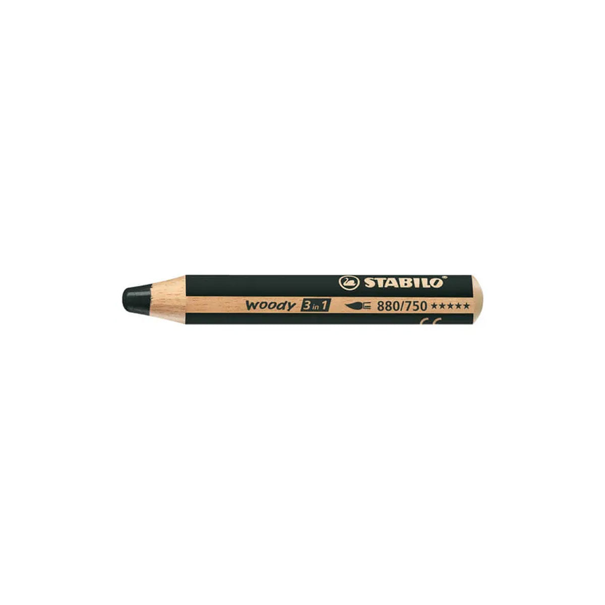Pencil STABILO Woody 3 in 1 Black