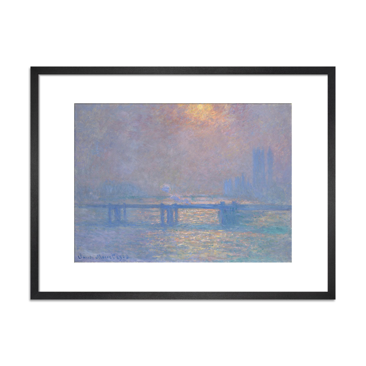 Charing Cross Bridge. The Thames