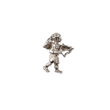 Load image into Gallery viewer, Vintage Sterling Silver Cherub Cupid Charm with Bow and Arrow
