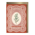 Greetings Card Antique Lace