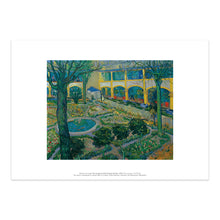 Load image into Gallery viewer, Mounted Print A4 Van Gogh Courtyard Hospital
