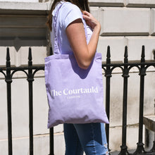 Load image into Gallery viewer, Courtauld Tote Bag Lilac White
