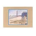 Double Mounted Print A4 Seurat The Hospice and the Lighthouse at Honfleur