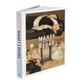 Book cover with artworks by Manet and Degas on top of each other with 'Manet Degas' text on a white background