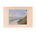 Double Mounted Print A4 Seurat The Shore at Bas-Butin (Honfleur)