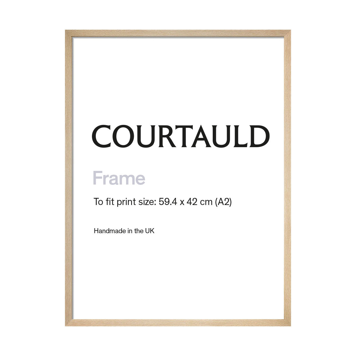 A2 Poster Frame Oak