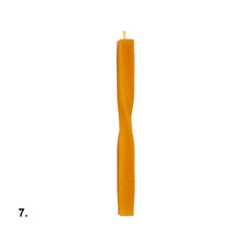 Load image into Gallery viewer, Beeswax Orange Dinner Candle Assorted
