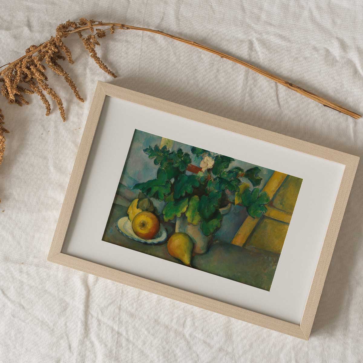 Print Board Paul Cezanne, Flowers and Fruit