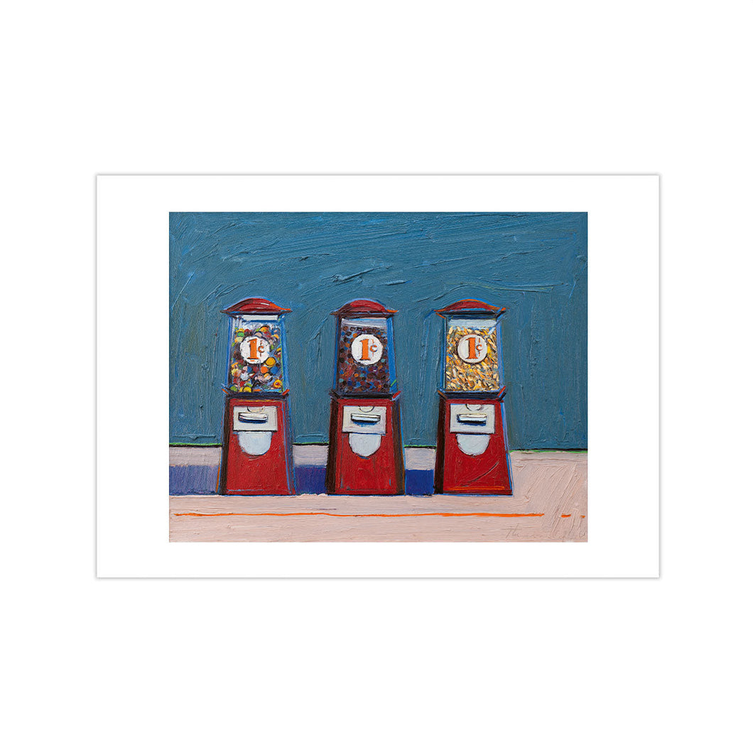 Postcard Thiebaud Penny Machines