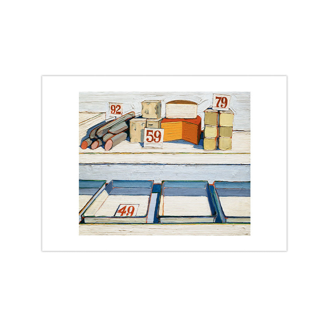 Postcard Thiebaud Delicatessen Counter