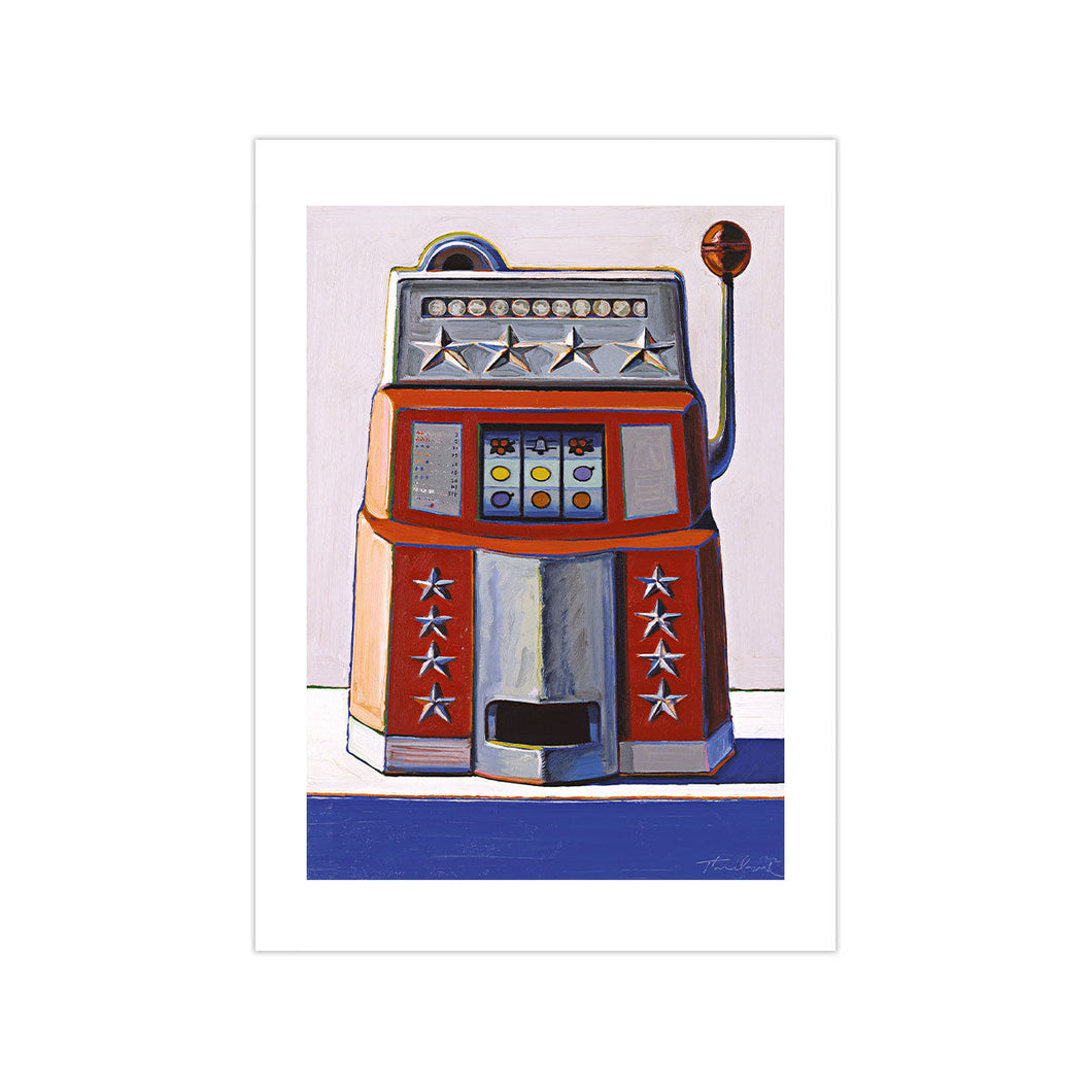 Postcard Thiebaud Jackpot Machine