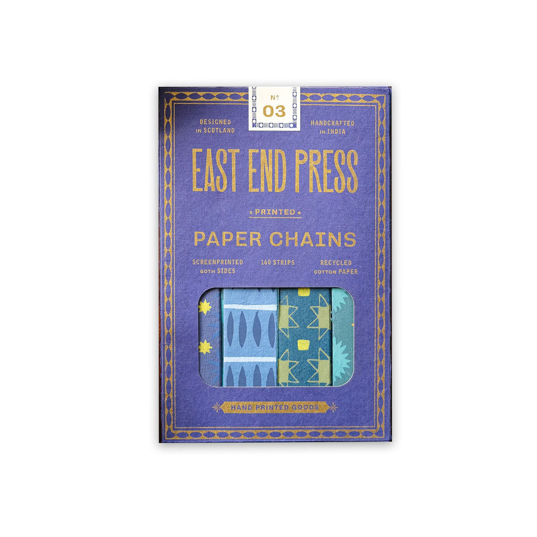 Paper Chain Kit Blue