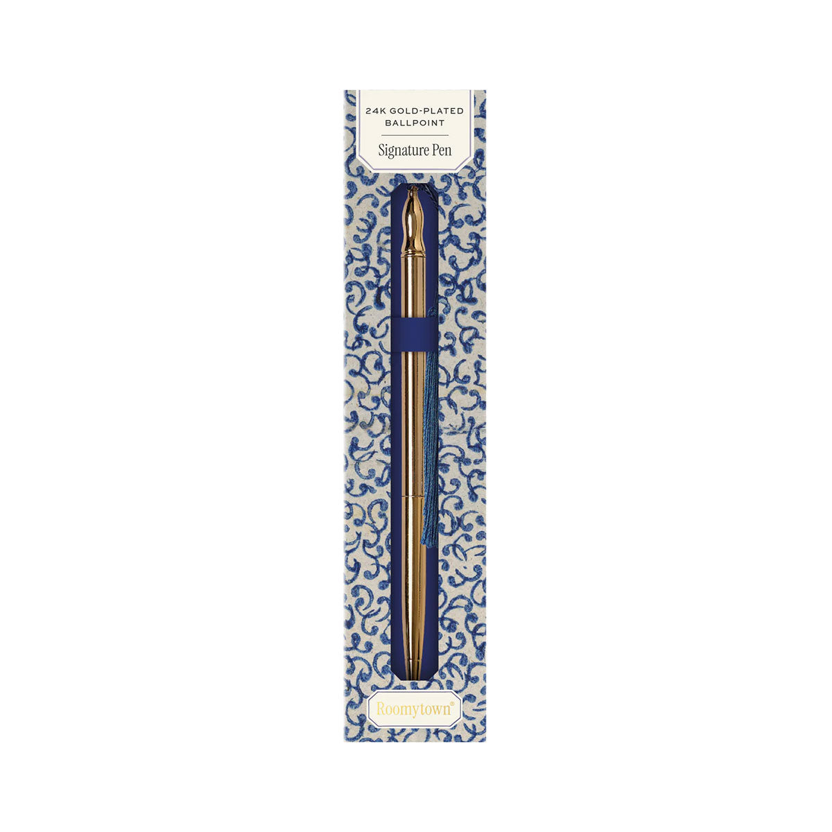 Pen Gold Plated Blue